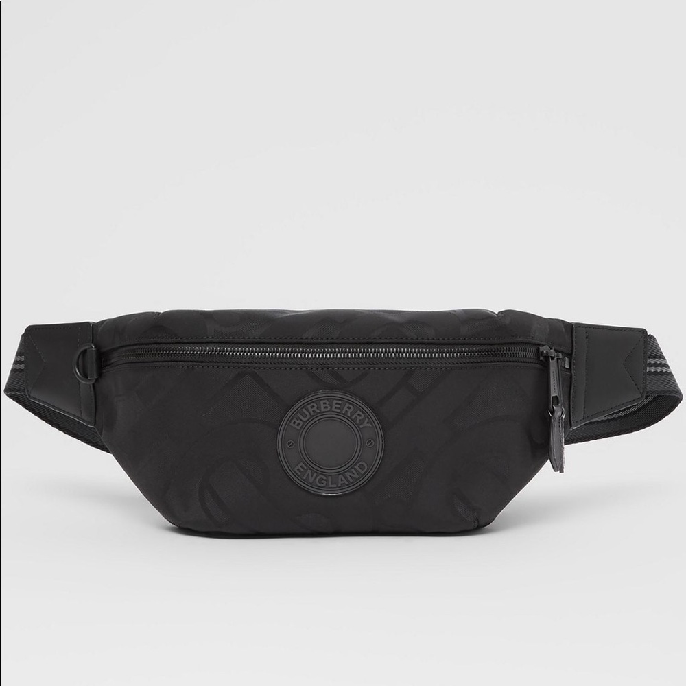Burberry Monogram Polyester Sonny Bum Bag